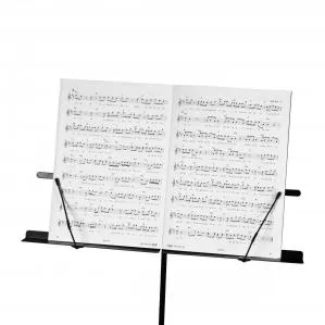 Music stand with lamp