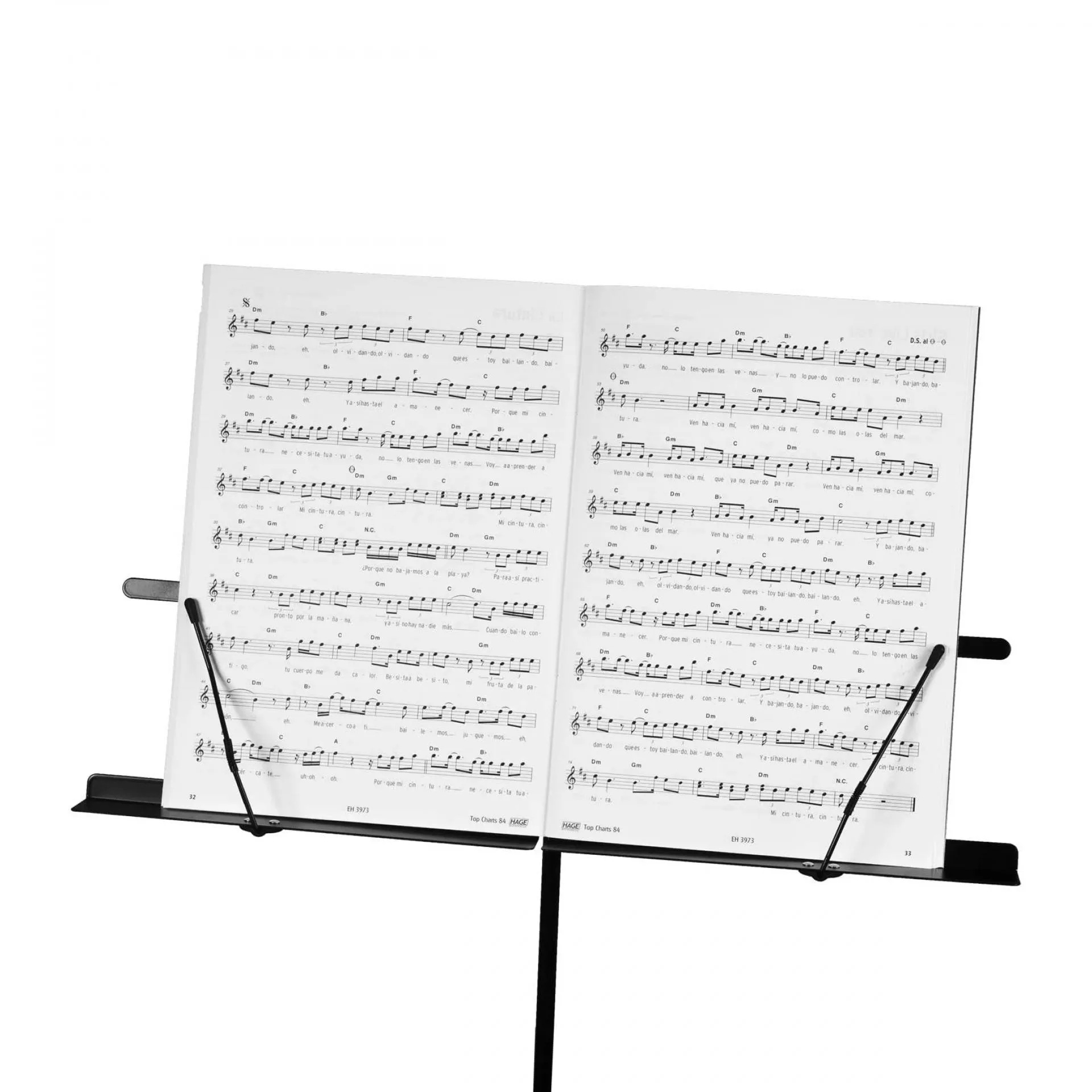 Music stand for sheet music